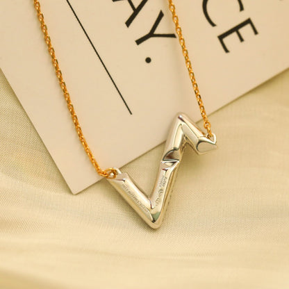 [Select]VOLT SILVER DIAMOND PEDANT NECKLACE