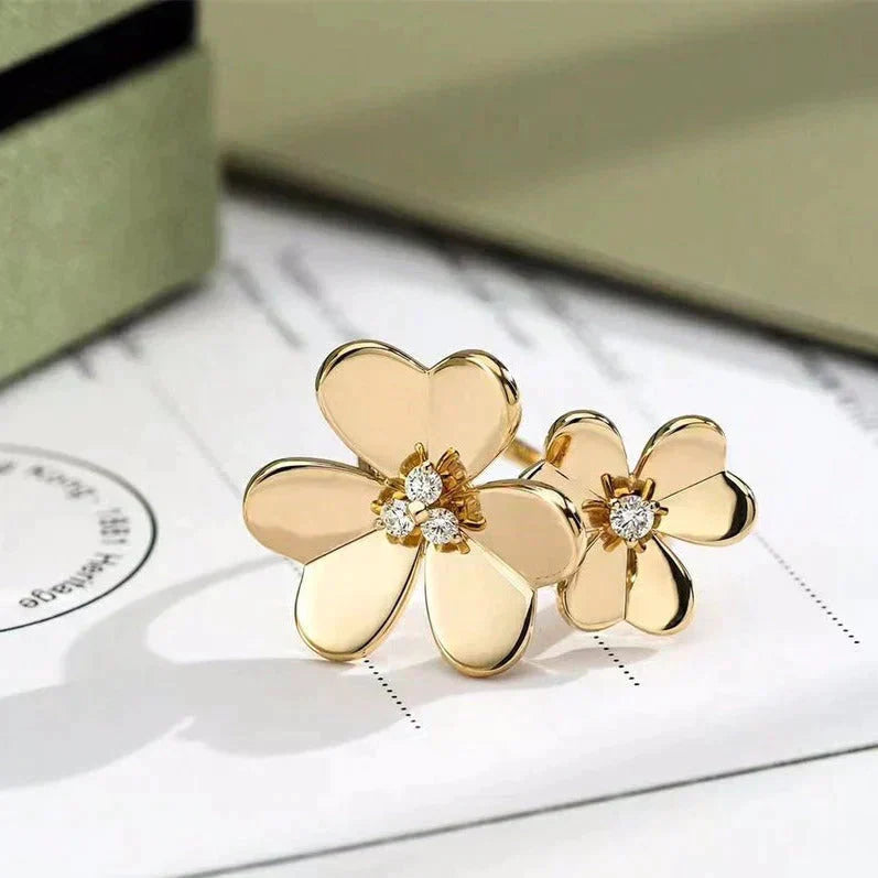 [Select]CLOVER COMOS GOLD DIAMOND RING