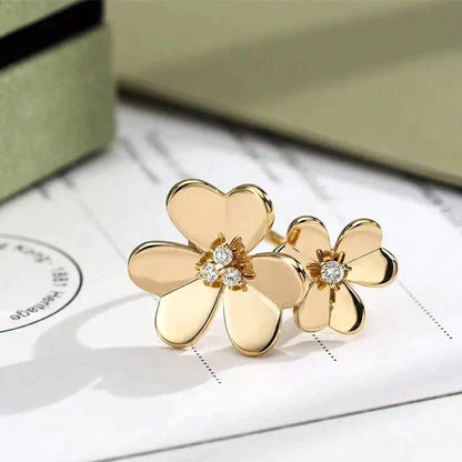 [Select]CLOVER COMOS GOLD DIAMOND RING