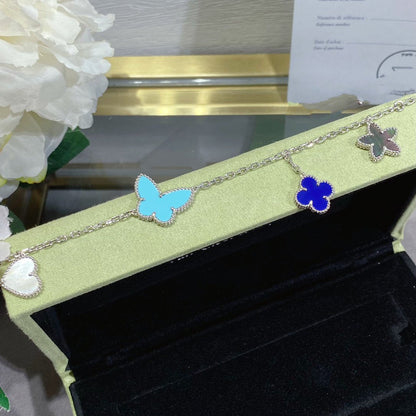 [Select]LUCKY SPRING SILVER BRACELET 4 MOTIF