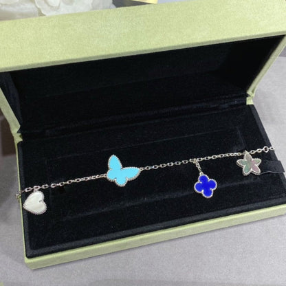 [Select]LUCKY SPRING SILVER BRACELET 4 MOTIF