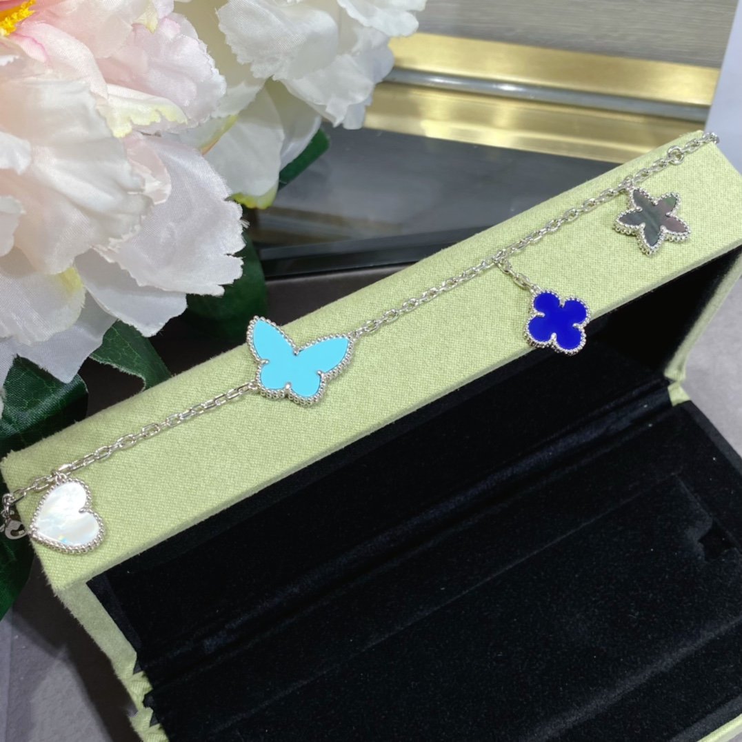 [Select]LUCKY SPRING SILVER BRACELET 4 MOTIF