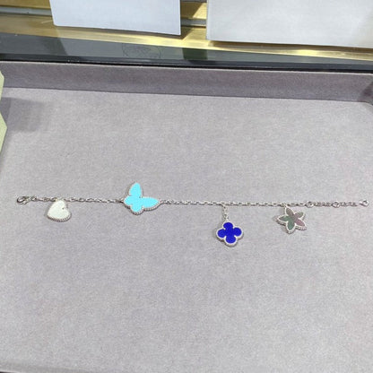 [Select]LUCKY SPRING SILVER BRACELET 4 MOTIF