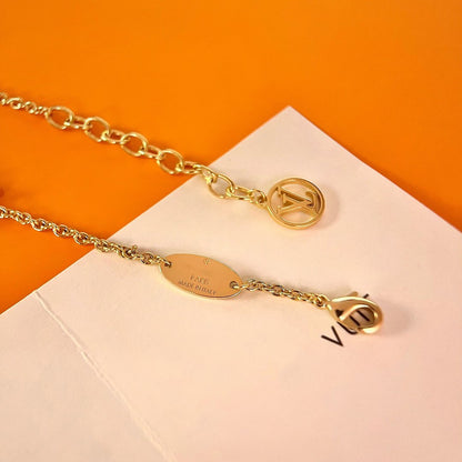 [Select]LOGO STAR MOTIF GOLD BRACELET