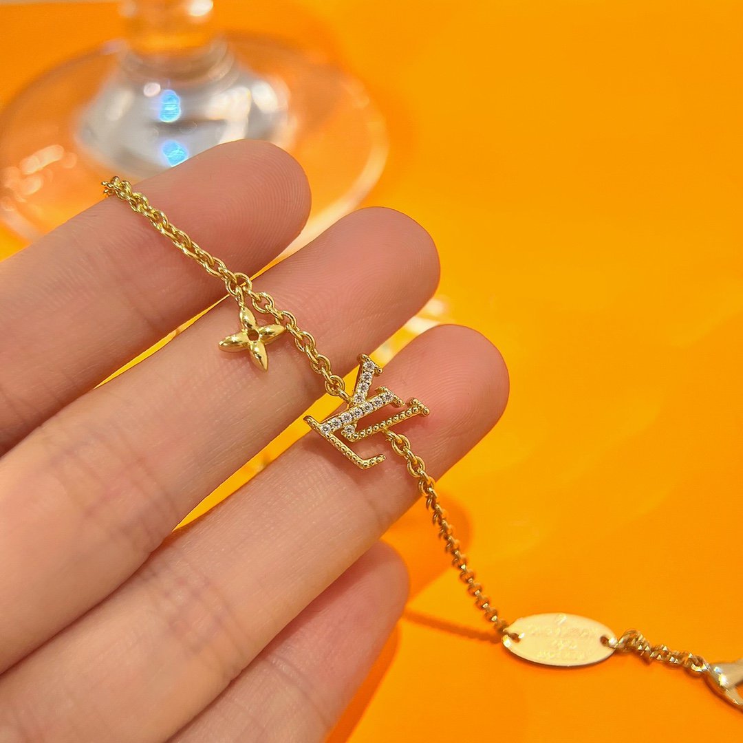 [Select]LOGO STAR MOTIF GOLD BRACELET