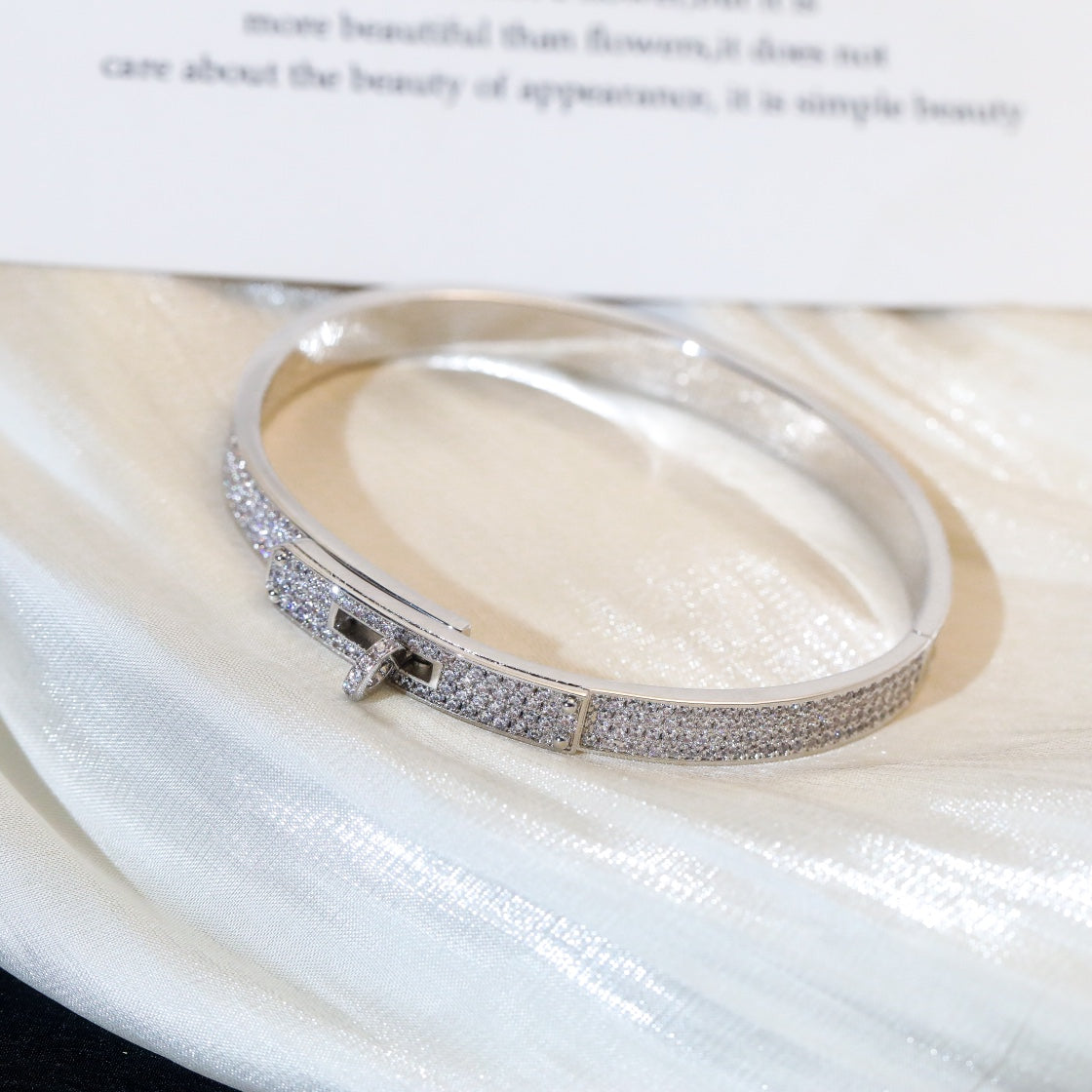 [Select]KELLY BRACELET DIAMOND PAVED