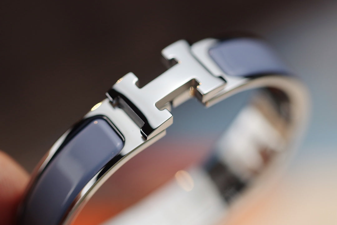 [Select]H BRACELET 12MM BLUE GRAY
