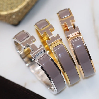 [Select]H BRACELET 12MM BROWN