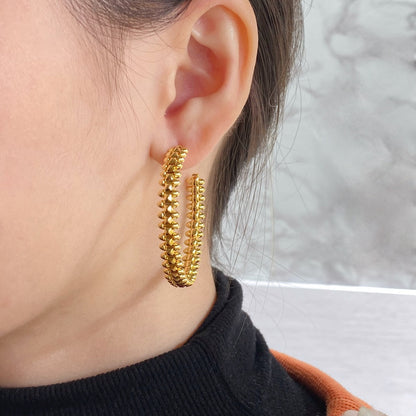[Select]CLASH HOOP EARRINGS