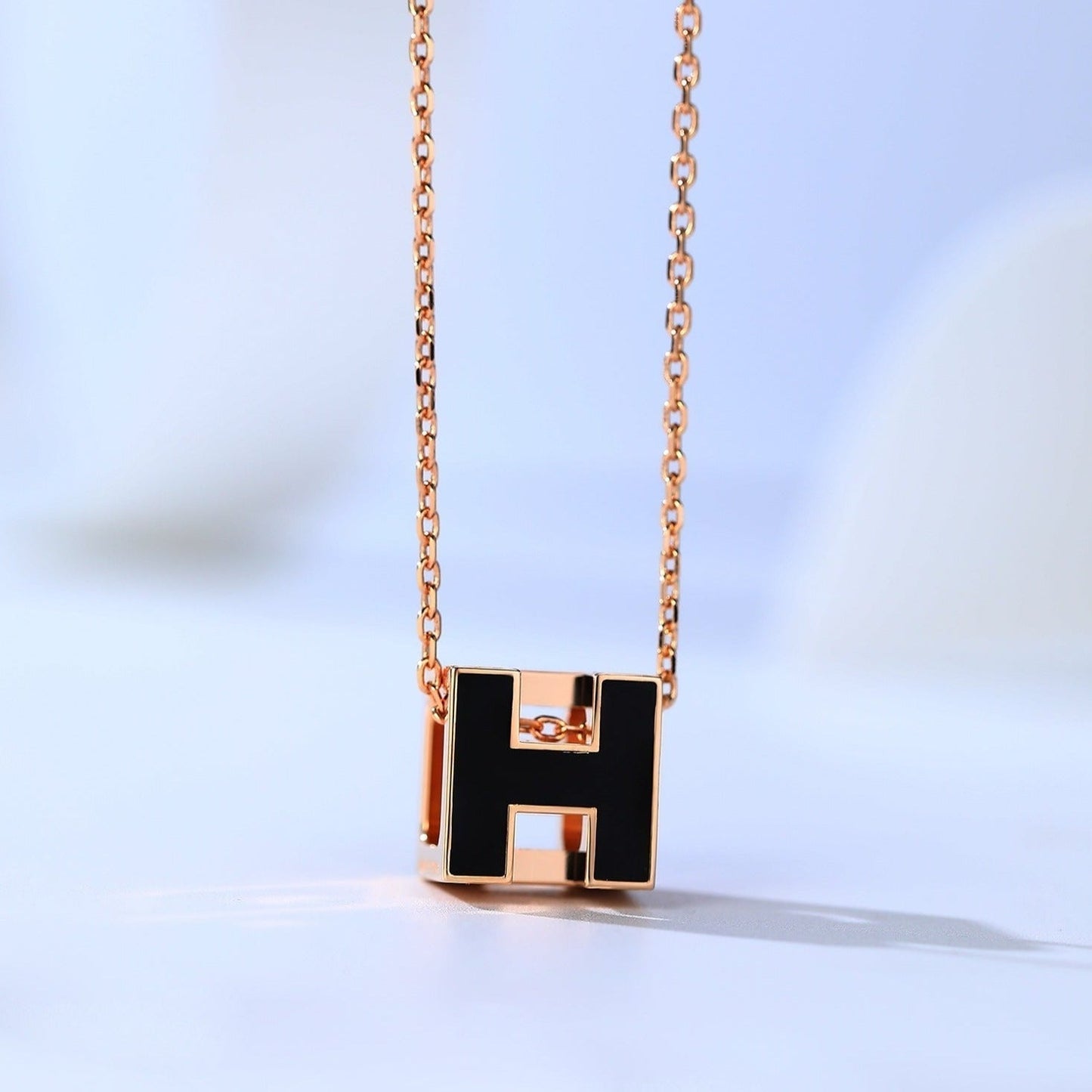 [Select]H CAGE PINK GOLD NECKLACE