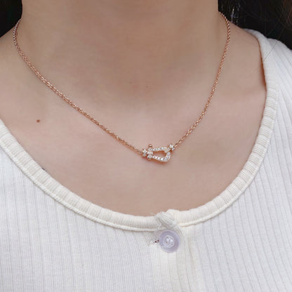 [Select]FORCE 10 PINK GOLD DIAMOND NECKLACE