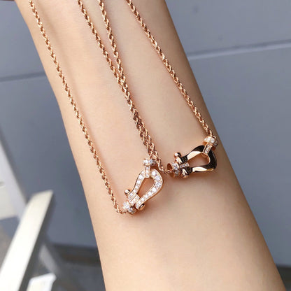 [Select]FORCE 10 PINK GOLD DIAMOND NECKLACE