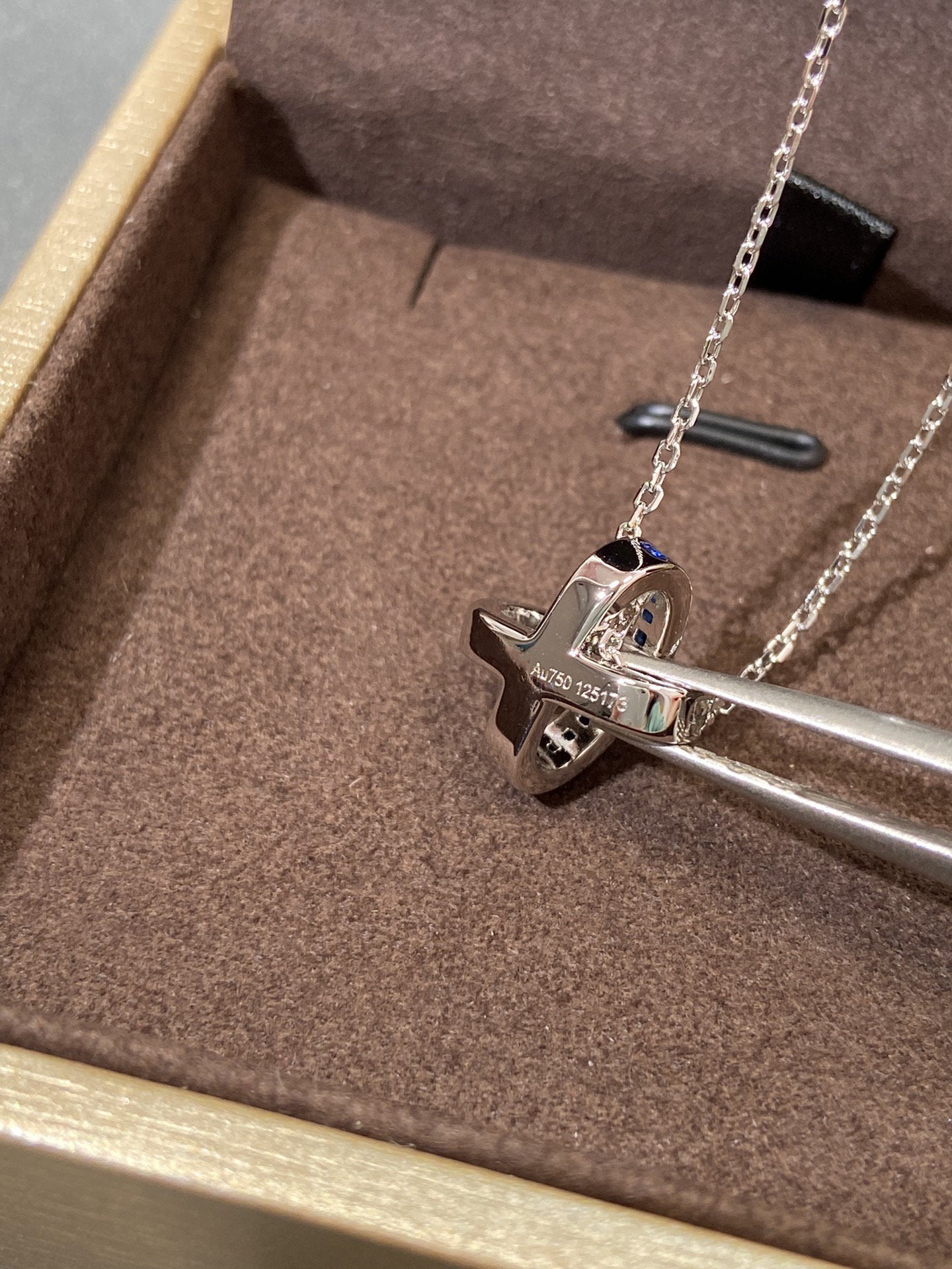 [Select]LIENS DIAMOND SILVER NECKLACE