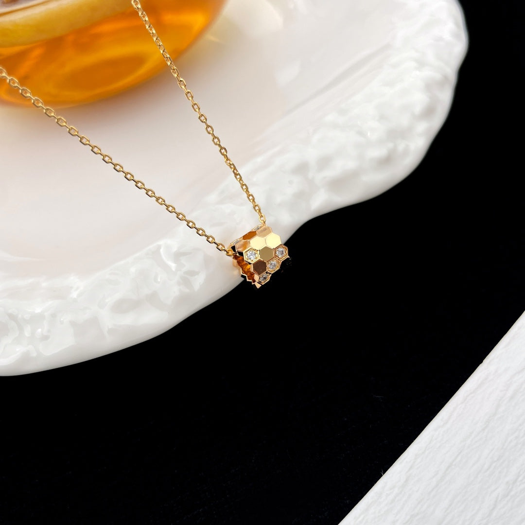 [Select]BEE MINI PEDANT DIAMOND NECKLACE