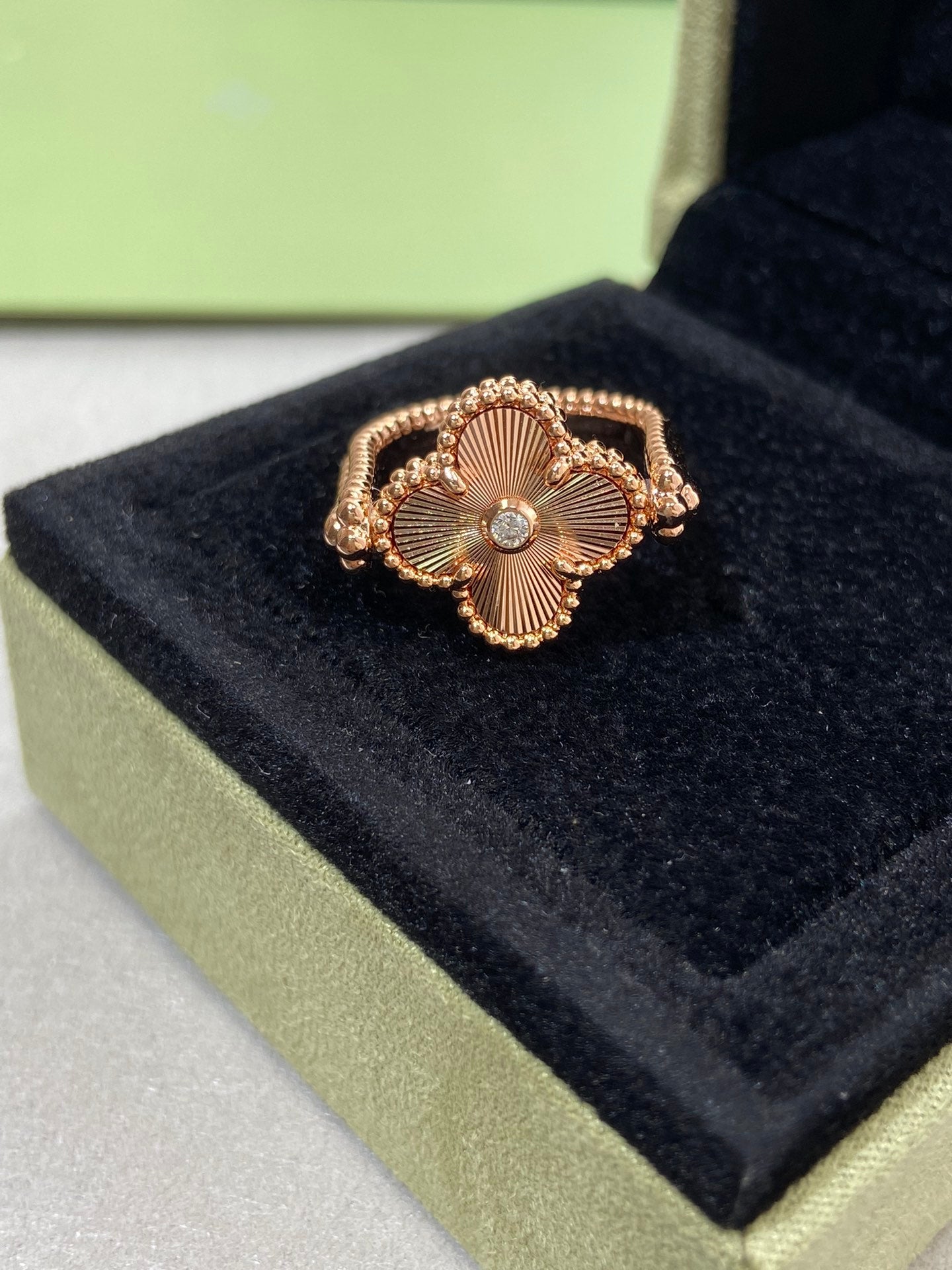 [Select]CLOVER RIVERSIBLE Select GOLD RING