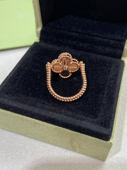 [Select]CLOVER RIVERSIBLE Select GOLD RING