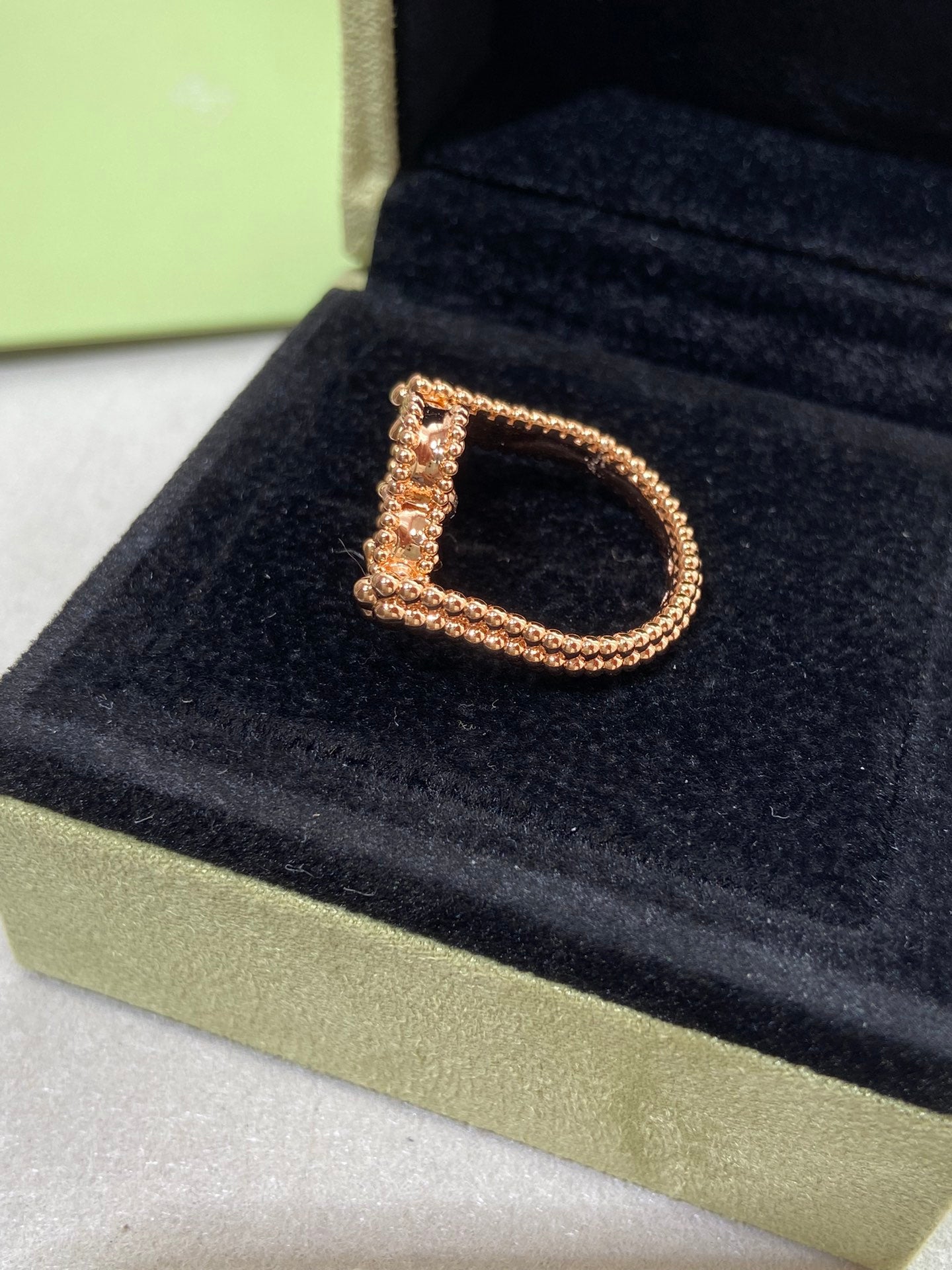 [Select]CLOVER RIVERSIBLE Select GOLD RING