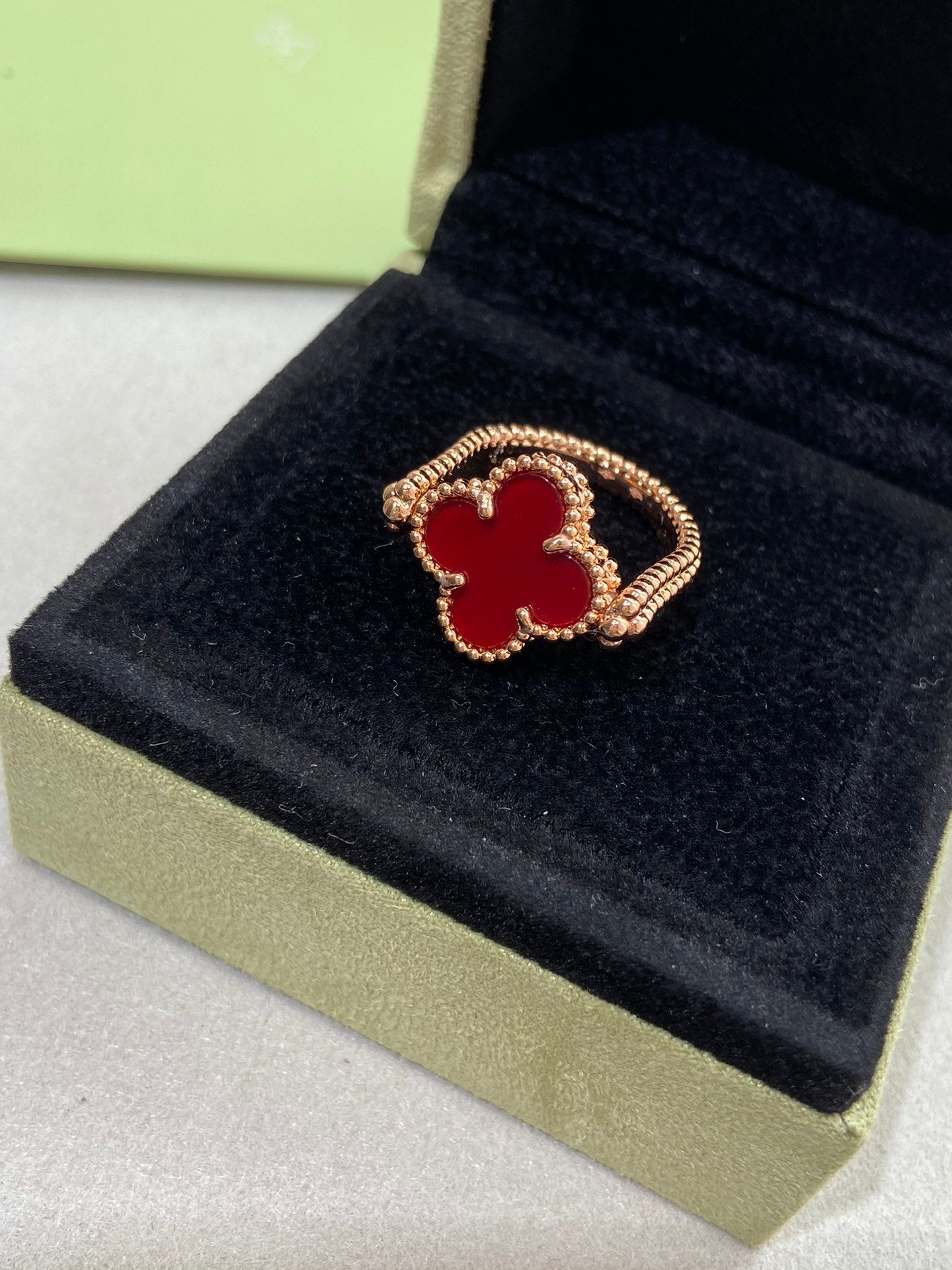 [Select]CLOVER RIVERSIBLE Select GOLD RING