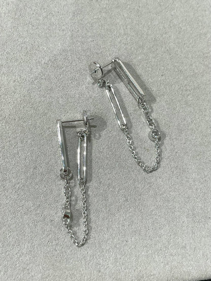 [Select]CHAINE CHAOS DIAMOND DROP EARRINGS