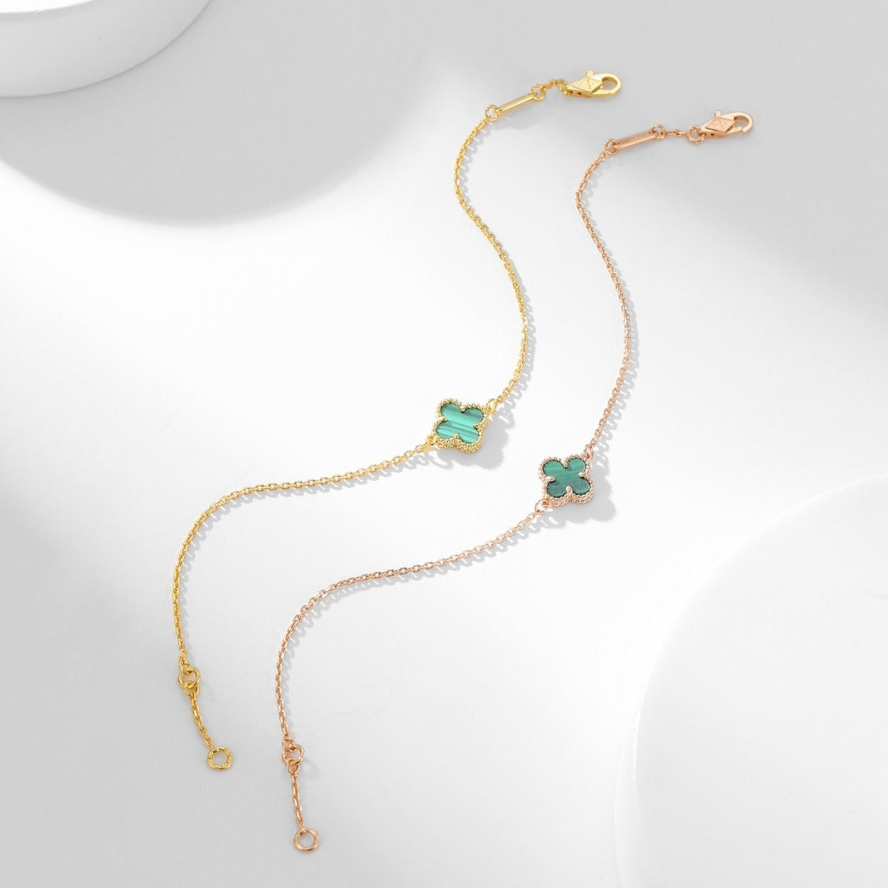 [Select]CLOVER BRACELET MALACHITE 1 MOTIF