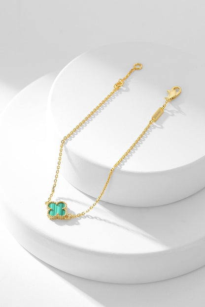 [Select]CLOVER BRACELET MALACHITE 1 MOTIF
