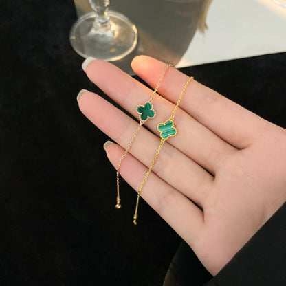[Select]CLOVER BRACELET MALACHITE 1 MOTIF