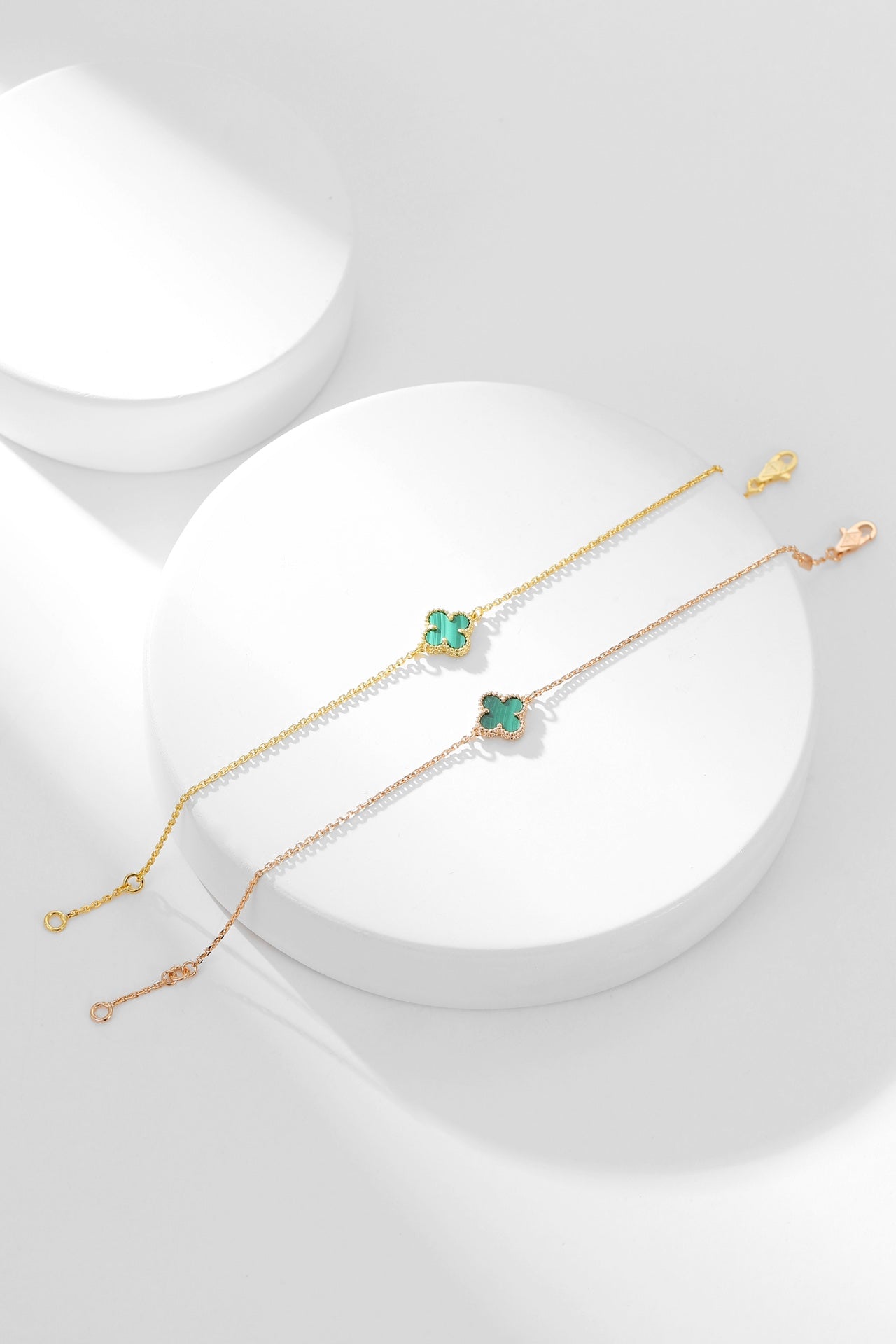 [Select]CLOVER BRACELET MALACHITE 1 MOTIF