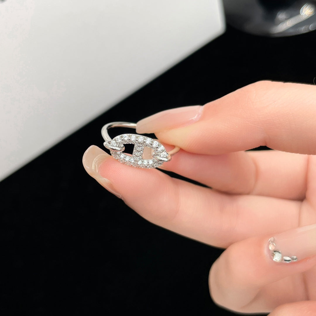 [Select]RONDE SMALL SILVER DIAMOND RING