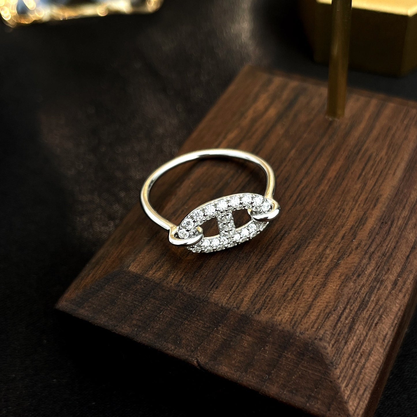 [Select]RONDE SMALL SILVER DIAMOND RING