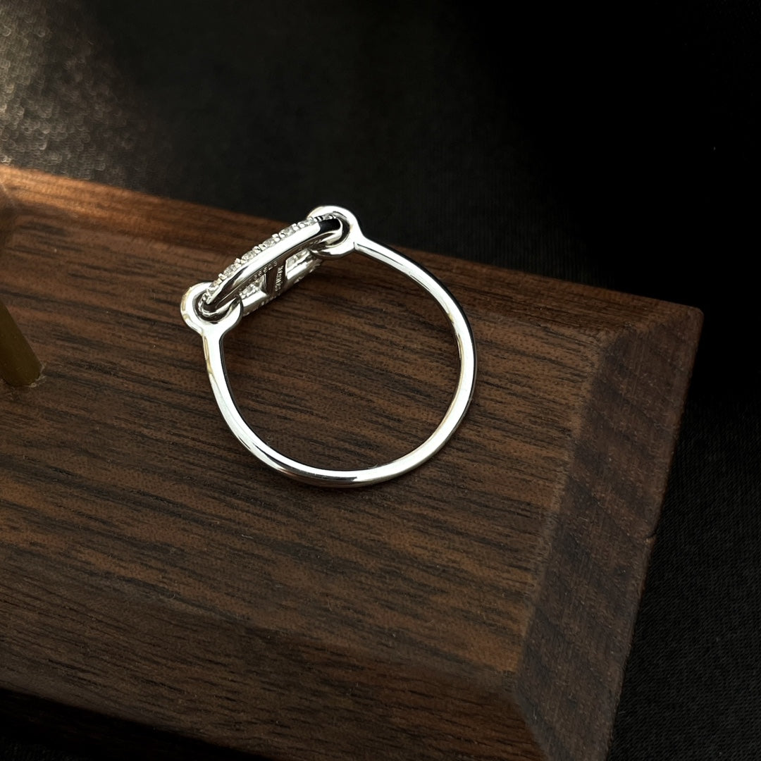 [Select]RONDE SMALL SILVER DIAMOND RING