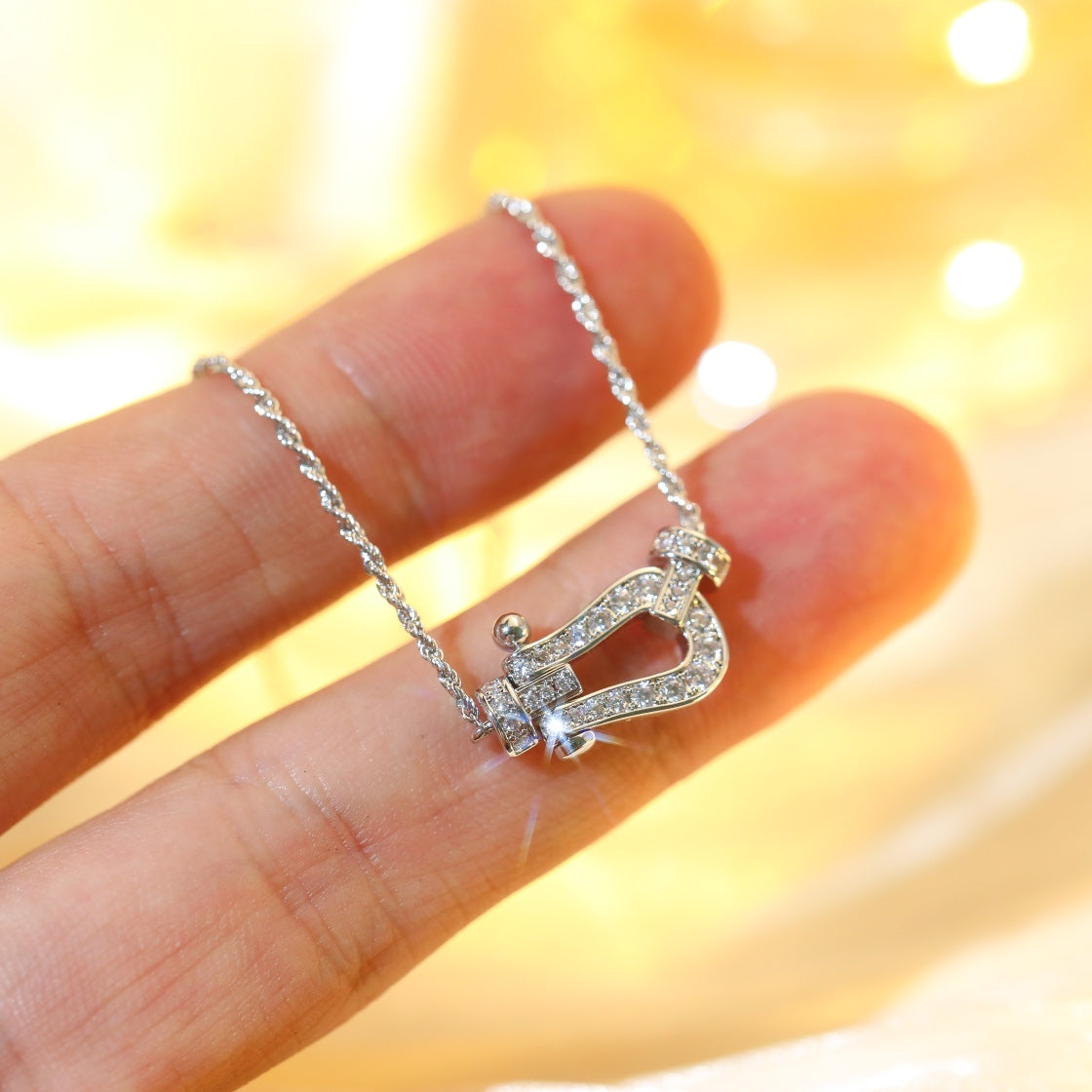 [Select]FORCE 10 DIAMOND SILVER NECKLACE MINI MODEL