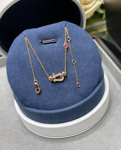 [Select]FORCE 10 DIAMOND PINK GOLD NECKLACE