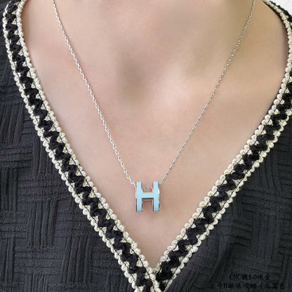 [Select]POP H SKY BLUE NECKLACE