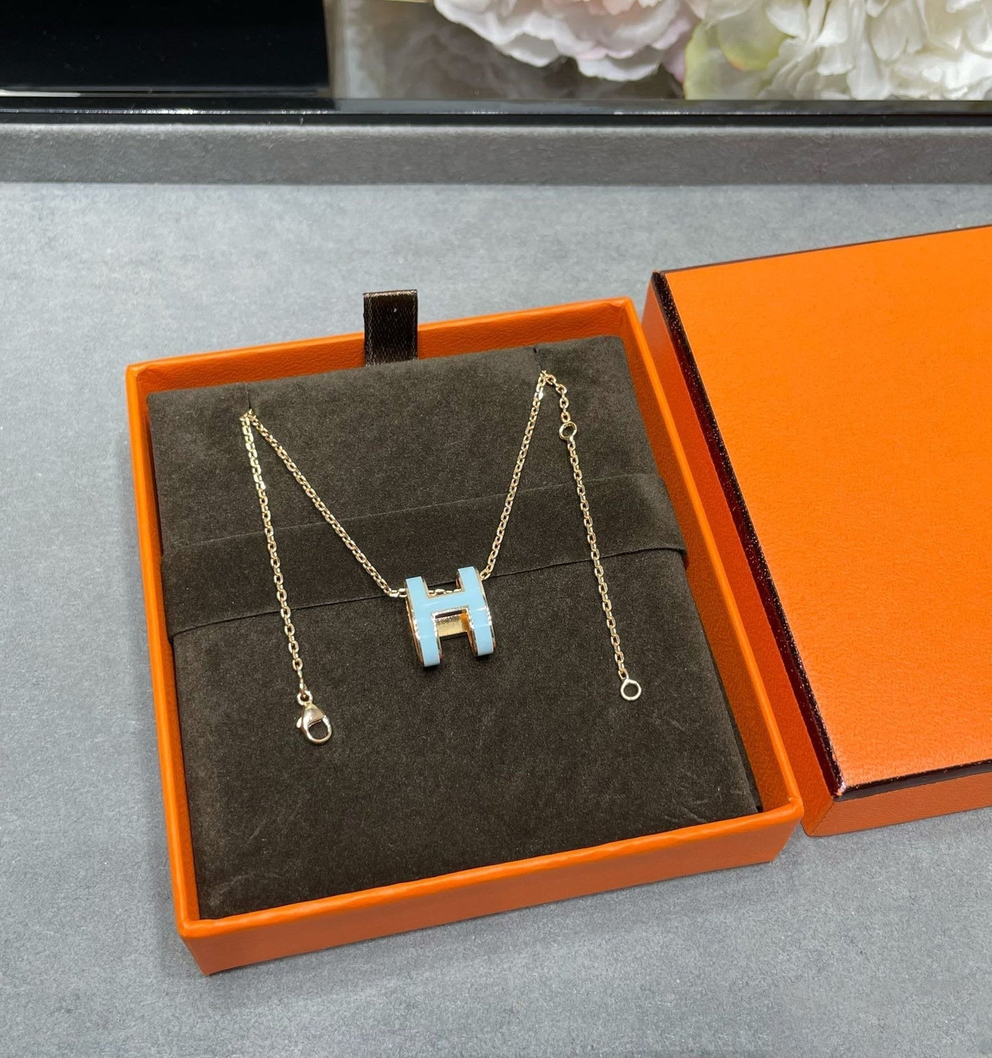[Select]POP H SKY BLUE NECKLACE