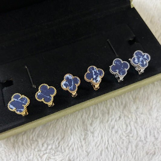 [Select]CLOVER PIETERSITE MEDIUM STUD EARRINGS