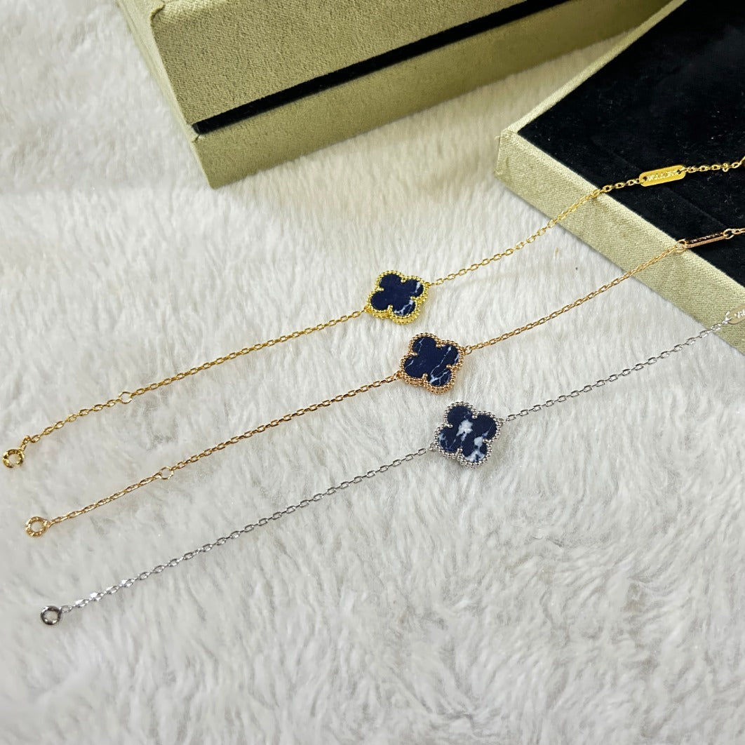 [Select]CLOVER 1 MOTIF PIETERSITE BRACELET