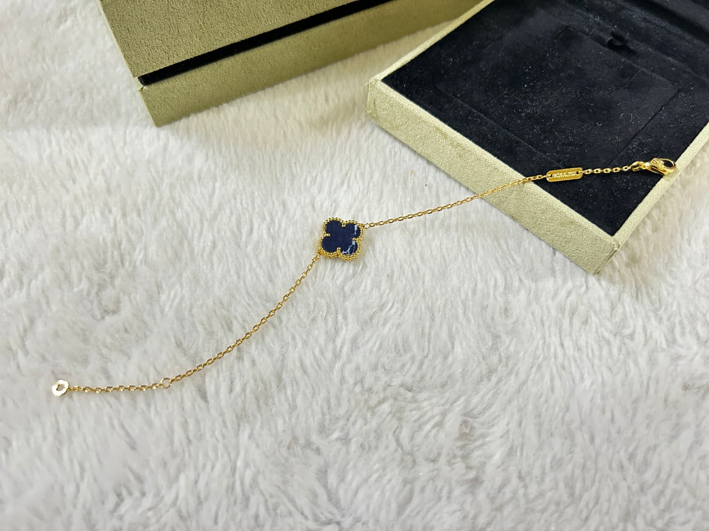 [Select]CLOVER 1 MOTIF PIETERSITE BRACELET