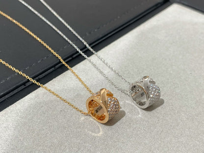 [Select]LIENS EVIDENCE DIAMOND PAVED NECKLACE