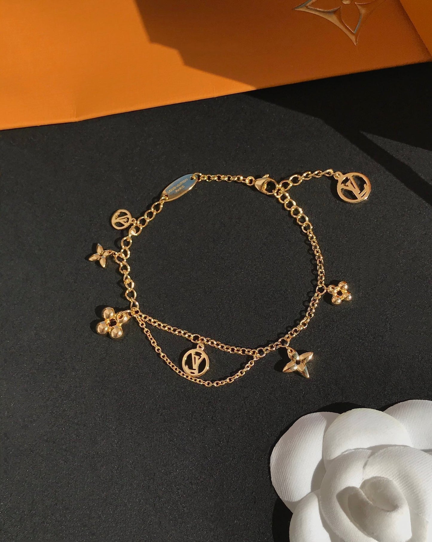 [Select]BLOOMING PINK GOLD MOP BRACELET