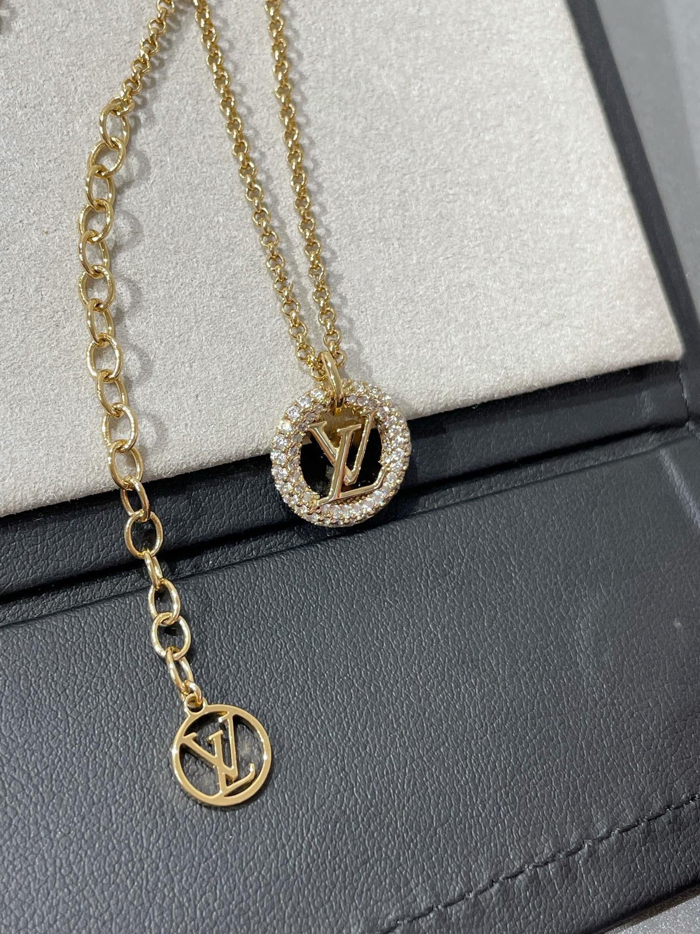[Select]BY NIGHT DIAMOND PAVED NECKLACE