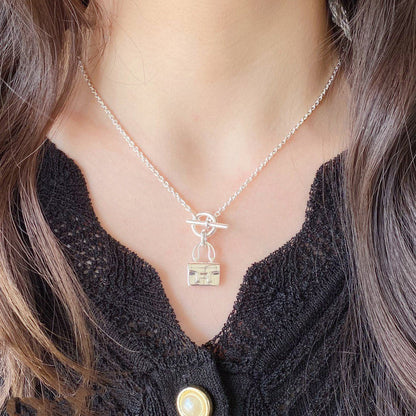 [Select]CONSTANCE PEDANT SILVER NECKLACE