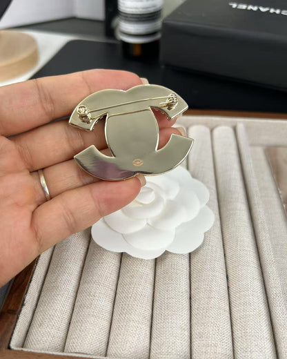 [Select]Pink Resin Classic Brooch 5cm