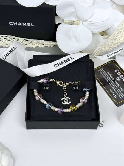 [Select]Colorful Transparent Resin Bracelet