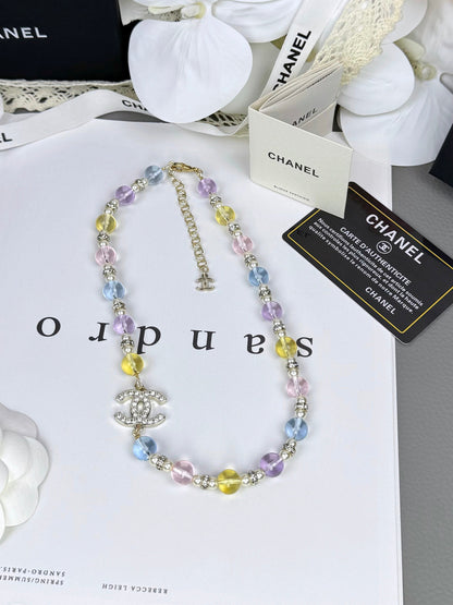 [Select]26C New Spring Collection Colorful Transparent Resin Necklace