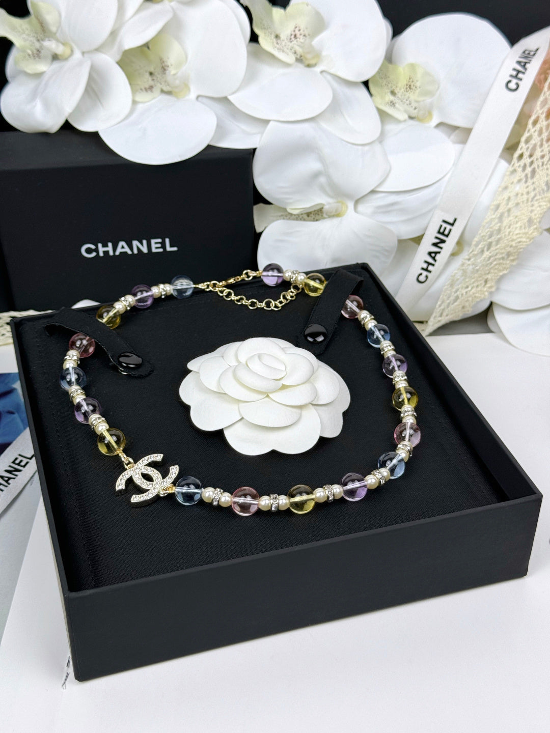 [Select]26C New Spring Collection Colorful Transparent Resin Necklace