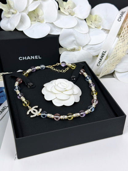 [Select]26C New Spring Collection Colorful Transparent Resin Necklace