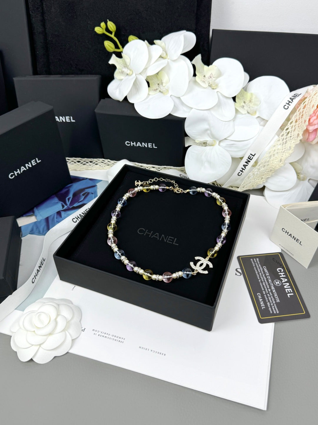 [Select]26C New Spring Collection Colorful Transparent Resin Necklace