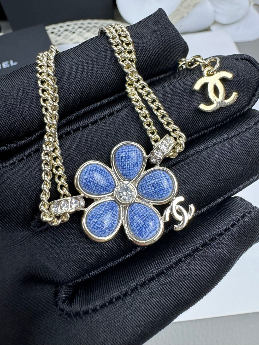 [Select]VOLTE New Blue Floral Double-Layer Bracelet