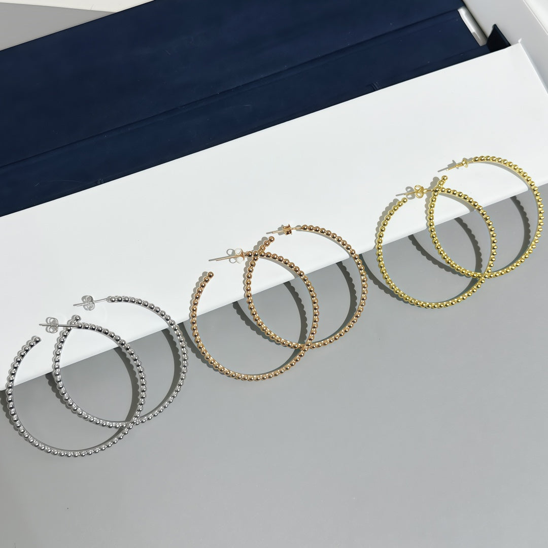 [Select]SMOOTH BEAD STUD EARRINGS