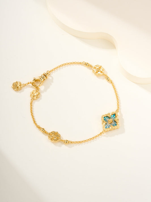 [Select]B.C.L ENAMELED One-Flower Bracelet£¨Various Colors)